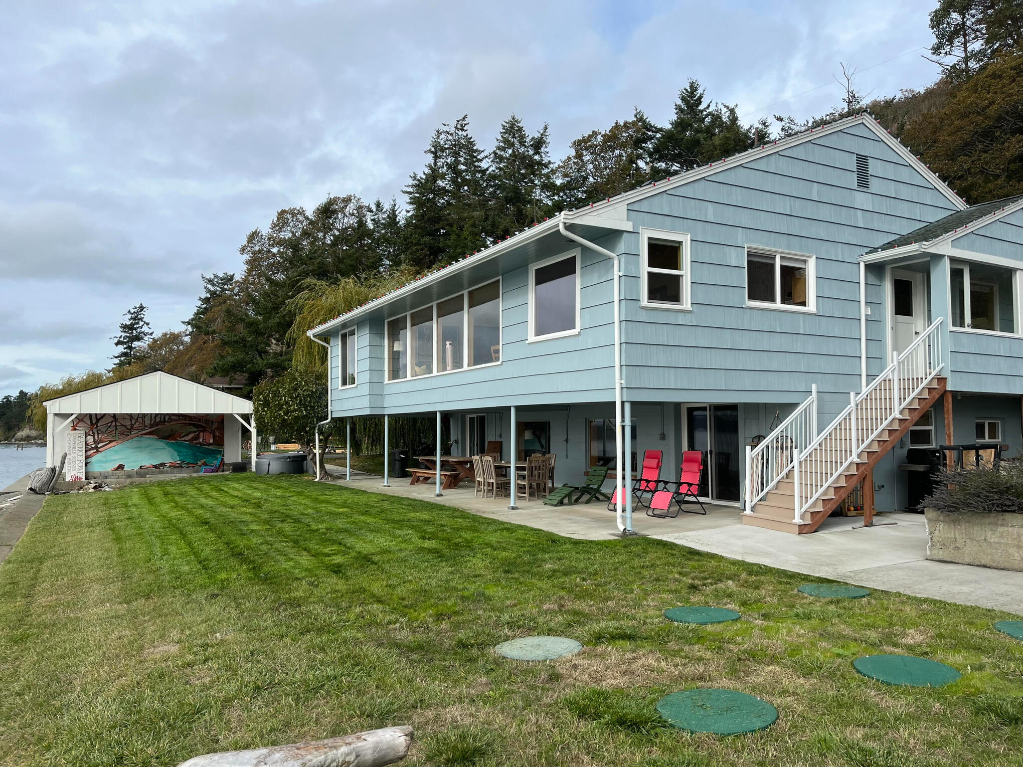 Exterior of the Whole House on Penn Cove